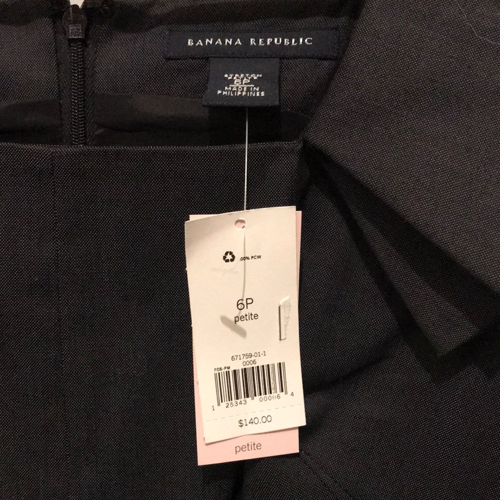 Banana Republic NWT Classic Gray Sheath Dress - Picture 3 of 4